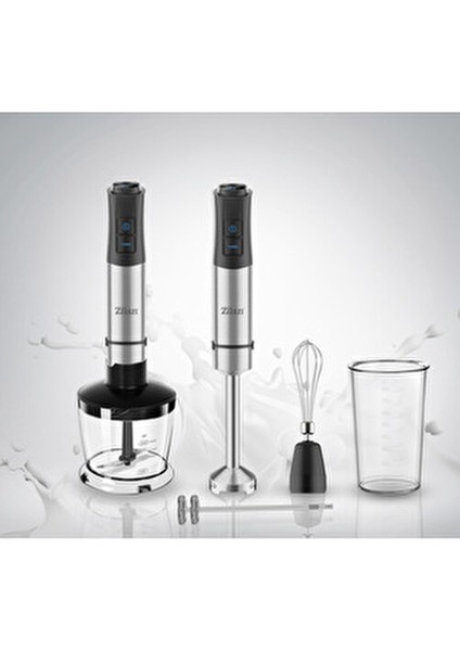 ZLN3939 | Blender Seti | 1200W | 12 Hız | Turbo | Paslanmaz Çelik Bıçaklar