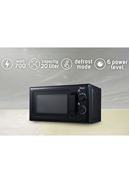 ZLN1222 Mikrodalga Fırın | 20L | 700W Güç | 6 Güç Seviyesi | Buz Çözme fiyatları