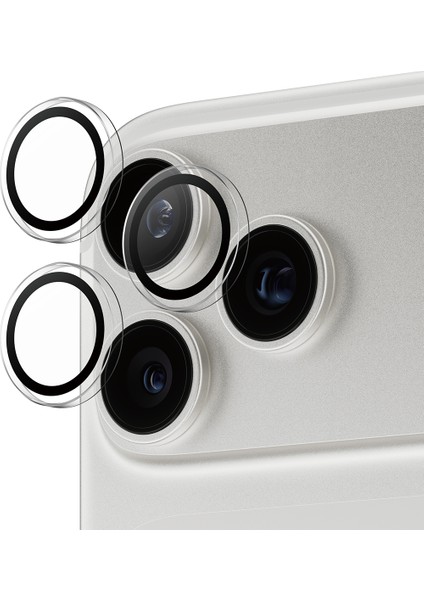 Hoops iPhone 17 Pro | iPhone 17 Pro Max | iPhone 16 Pro | 16 Pro Max Transparent Kamera Lens Koruyucu