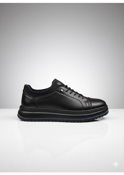 Erkek Hakiki Deri Rahat Yumuşak Kalın Taban Casual Ayakkabı AY-1040-K