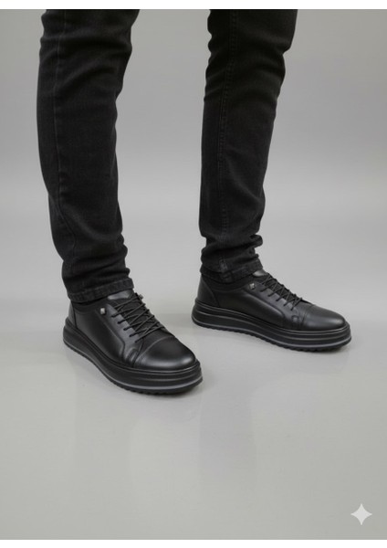 Erkek Hakiki Deri Rahat Yumuşak Kalın Taban Casual Ayakkabı AY-1040-K fiyatları