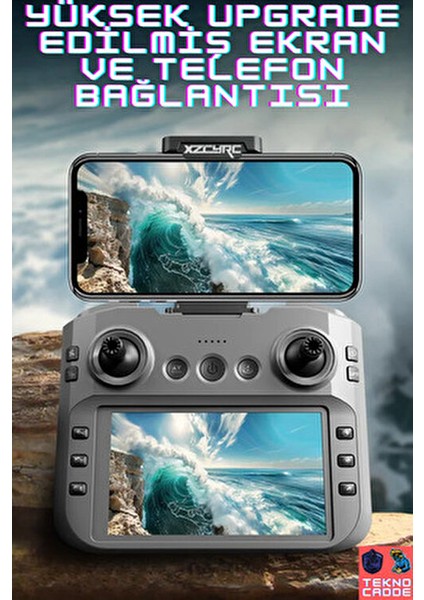 C29S 25DK Uçuş 1000M+ 4K Hd Kamera LCD Kumandalı Katlanır Drone