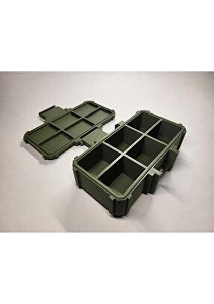 Balıkçı Kutusu Organizer Sağlam Sert Plastik Materyal ile 8 Parça Balık Aksesuarı İçin
