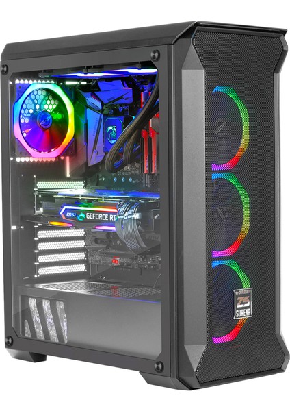 Z5 Surena Argb Gaming Bilgisayar Kasası (4×120MM Fan + Kumanda) – 600W 80+ Bronze Psu Dahil fiyatları
