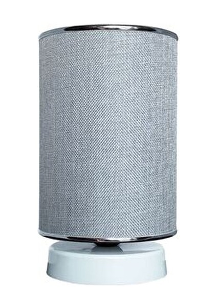 Animon Silindir Tasarım Masa Lambası Abajur Gri modelleri