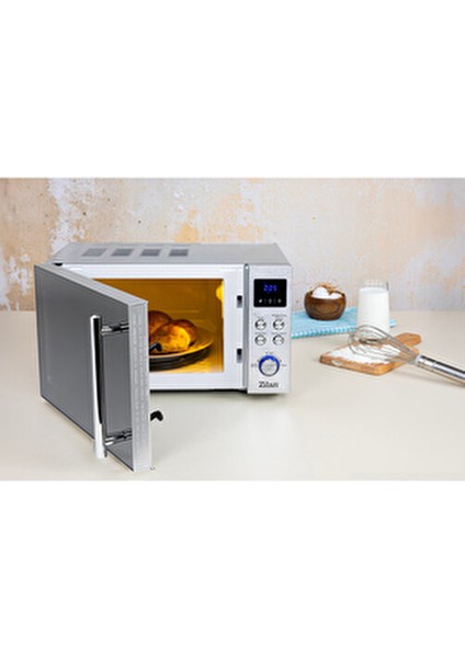 ZLN1238 | Dijital Mikrodalga Fırın | 20L | 700W | 6 Kademeli | Buz Çözme | Paslanmaz Çelik modelleri