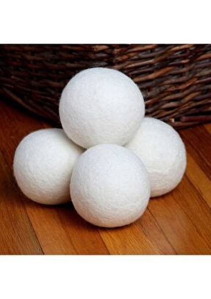 Yün Kurutma Topu 3 Adet Doğal Yumuşatıcı Beyaz Çamaşır Kurutma Topları indirimleri