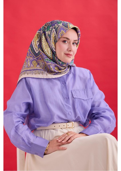 Twill Ipek Eşarp 11476-17