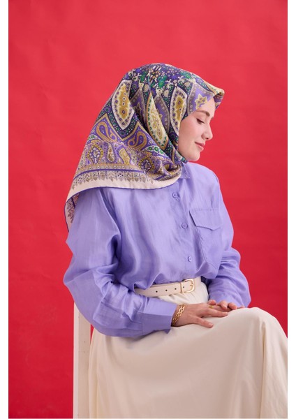 Twill Ipek Eşarp 11476-17