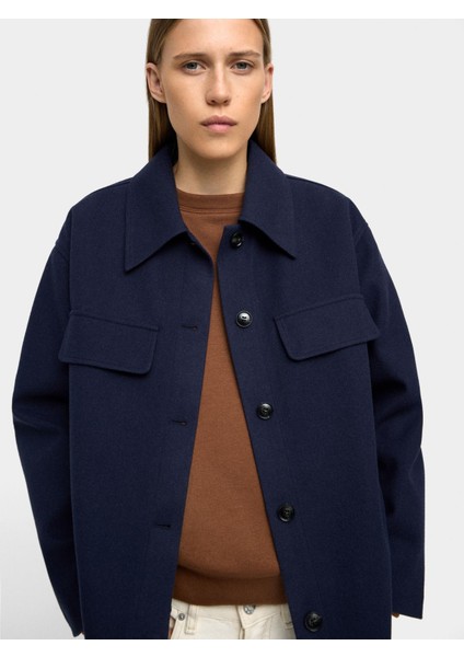 Yaka Detaylı Overshirt fiyatları