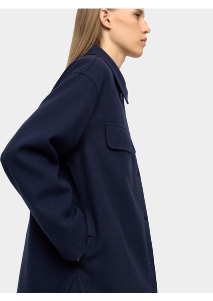 Yaka Detaylı Overshirt modelleri