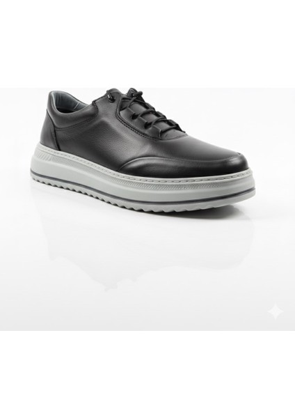 Erkek Hakiki Deri Rahat Yumuşak Kalın Taban Casual Ayakkabı AY-1015-K
