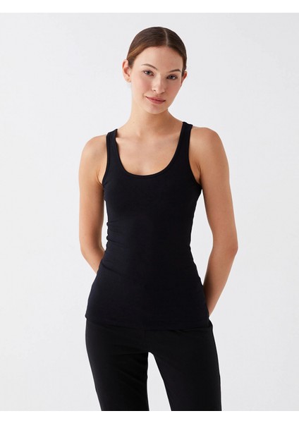 Lcw Dream Siyah Kadın U Yaka Düz Atlet fiyatları