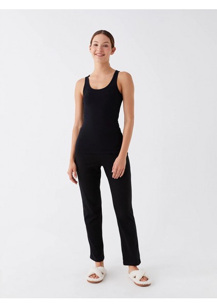 Lcw Dream Siyah Kadın U Yaka Düz Atlet modelleri