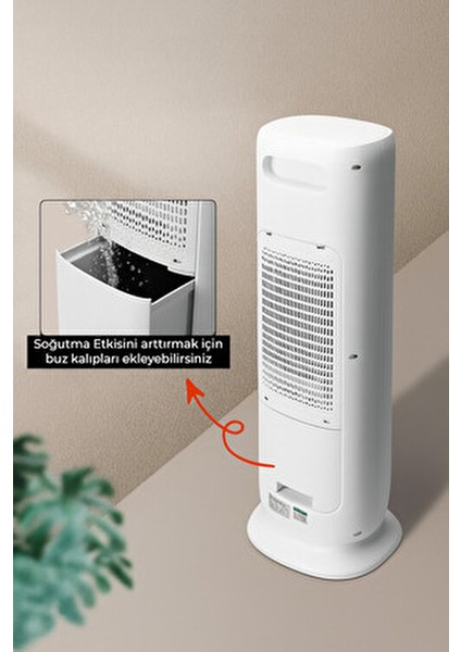 Dekoratif Taşınabilir Sıcak Üfleme Isıtıcı – 180° Hava Sirkülasyonu modelleri