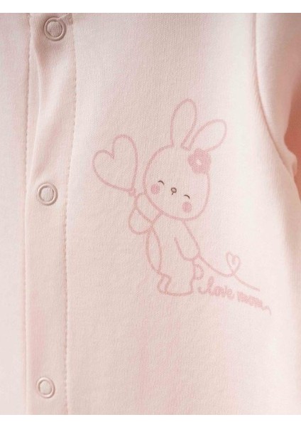 Kız Bebek Tulum Body Şapka Organik 3 Lü Set indirimleri