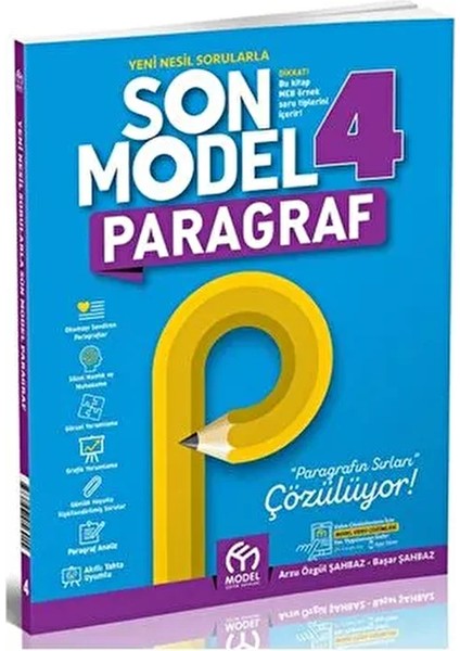 4. Sınıf Son Model Paragraf Soru Bankası / Kolektif / Model Eğitim Yayıncılık / 9786257346283