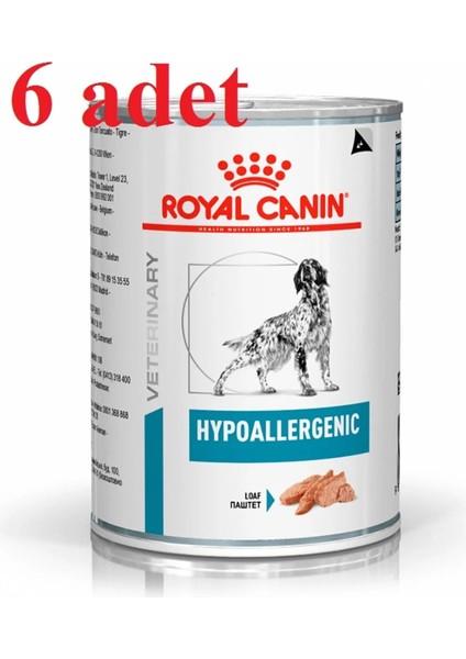 Hypoallergenic Köpek Konserve Maması 400GR X6 Adet