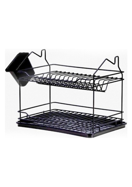 ,evim 2 Katlı Tabaklık Siyah (5224)