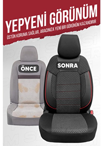 Pam Serisi Oto Koltuk Kılıfı Esnek Kumaş ile 360° Tam Koruma Universal Model İçin fırsatları