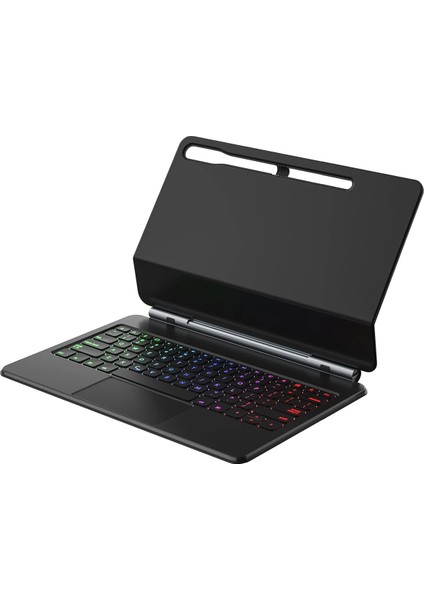 Zengezur Newface Samsung Galaxy T737 Tab S7 Fe 12.4 Kılıf Eternal Ledli Klavyeli Tablet Kılıfı - Siyah fiyatları