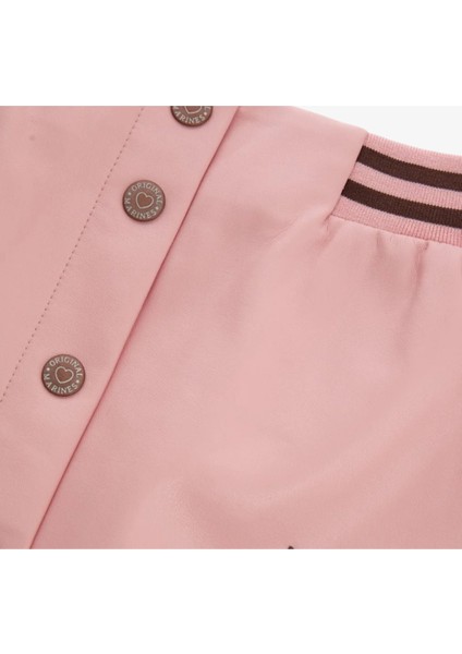 Original Marines Yıldız Baskılı Deri Etek - Pembe fiyatları