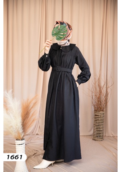 Kemer Detaylı Elbise 1661