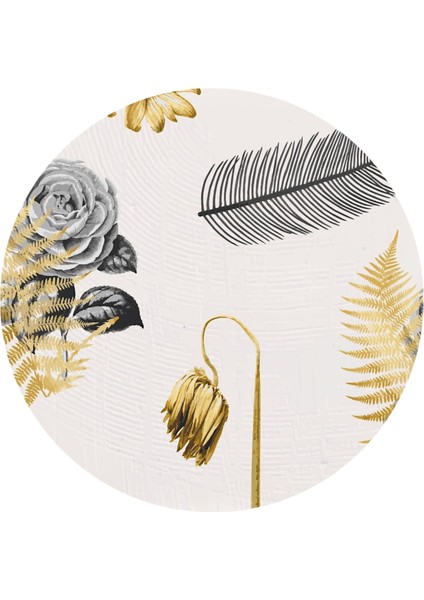 :temperli Cam Daire Tablo, Cam Tablo, Uv Baskı, CTT005