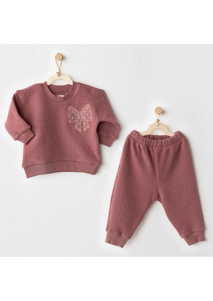 Andywawa AC26200 Casual 2'li Takım Dusty Pink