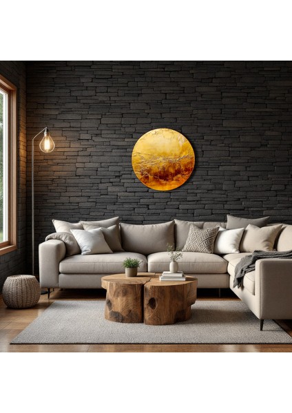 :temperli Cam Daire Tablo, Cam Tablo, Uv Baskı, CTT006