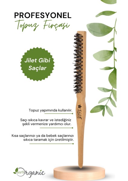 Professional 0,33 Organik Topuz Fırçası fiyatları