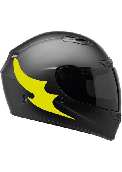 Tek Renk Kanat ( Wing Helmet Stickers ) Kask Sticker Etiket Modeli