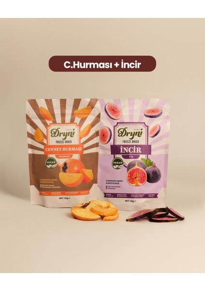 Freeze Dried Dryni Cennet Hurması + Incir Set