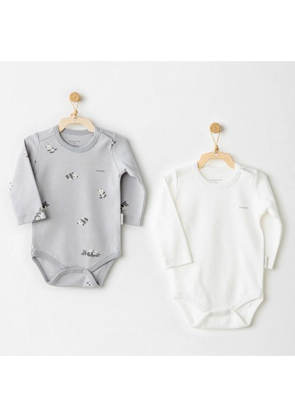 Andywawa AC26036 Keep Smiling 2'li Badi Grey