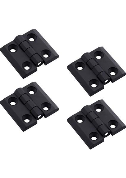 Dayanıklı Plastik Yaprak Menteşe 30X30 mm 4 Adet Dolap Çekmece Kapak Küçük Mobilya Menteşe Seti