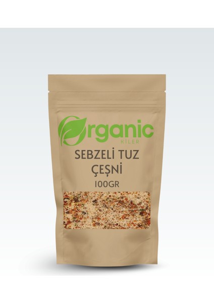 Sebzeli Tuz Çeşni 100 gr – Doğal Baharat Karışımı – Katkısız ve Koruyucusuz