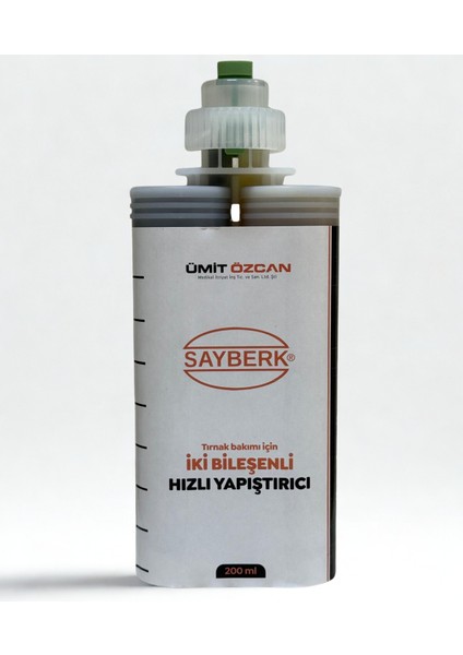 200 ml Büyükbaş Hayvan Tırnak Onarımı Için Iki Bileşenli Hızlı Yapıştırıcı