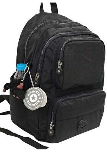 Çok Gözlü Geniş Hacimli Krinkıl Yağmur Suyu Itici Kumaş Okul Için Uygun Kumaş Sırt Çantası