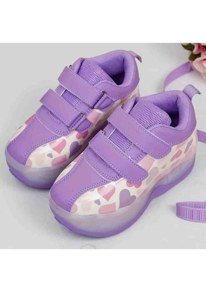 Mor Kalp Detaylı Acıkır Kapanır Çocuk Paten Ayakkabı fiyatları