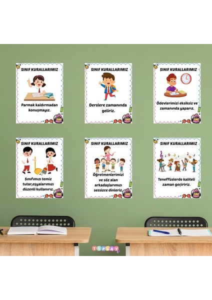 Sınıf Kurallarımız Kartları