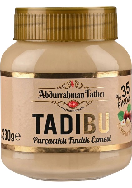 Tadıbu Parçacıklı Fındık Ezmesi 330 G | 4/8/12/16 Adet Seçenekleriyle | Kahvaltı ve Tatlılar Için Lezzetli Krem Ezme fiyatları