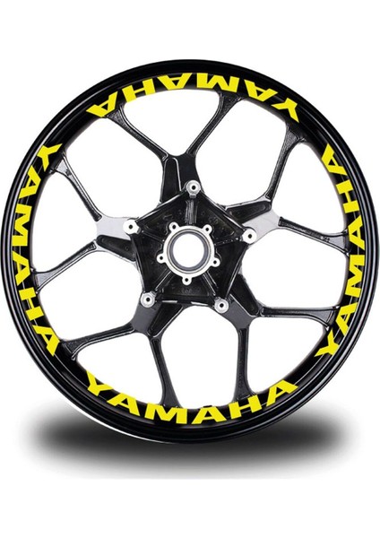 Yamaha Yazılı 16LI Jant Içi Yazı Sticker Etiket