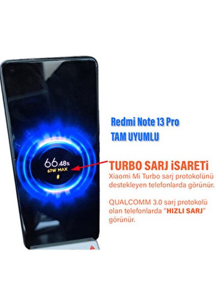 Redmi Note 13 Pro Uyumlu 67W Turbo Hızlı Şarj Aleti fiyatları