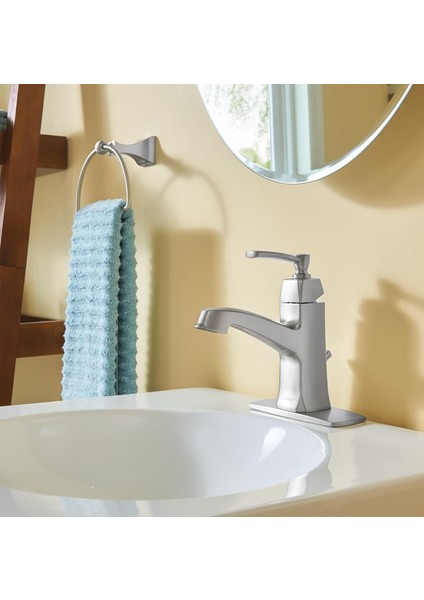 WS84923SRN Conway Tek Kollu Yüksek Ark Banyo Musluğu, Nokta Dayanıklı Fırçalanmış Nikel fiyatları