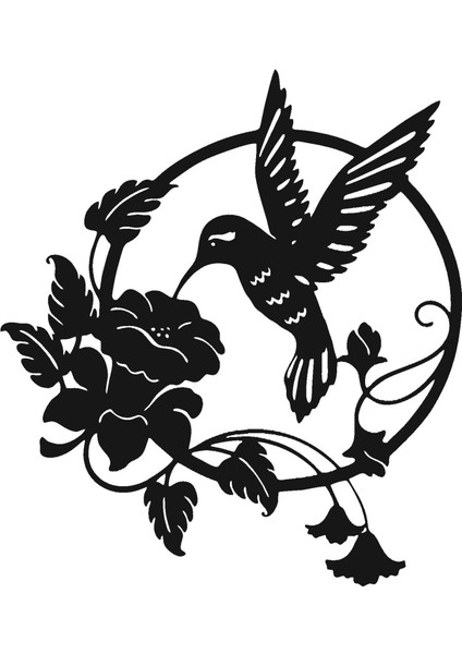 Sinek Kuşu Oto Özel Yeni Sticker 25 x 27 cm