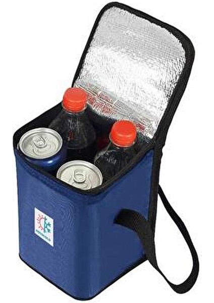 Plaj Piknik, Kamp Çantası, Mavi , 6 Litre, Termal Korumalı (Sıcak Soğuk Termal Çanta )