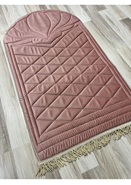 Lüks Ortopedik Diz Ağrıtmayan Süngerli Hediyelik Çeyizlik Burgu Saçaklı Çantalı Seccade fırsatları