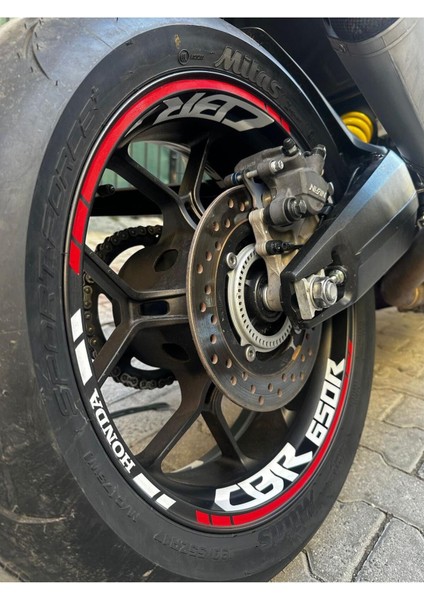 Honda Cbr 650R Jant Içi Yazı&jant Şerit Sticker Model