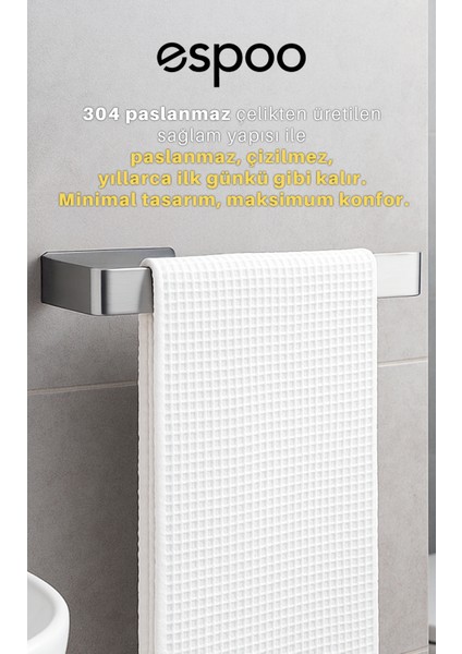 Banyo, Lavabo, Mutfak 304 Paslanmaz Çelik Yapışkanlı Havlu Askılığı, Havluluk Askısı fiyatları