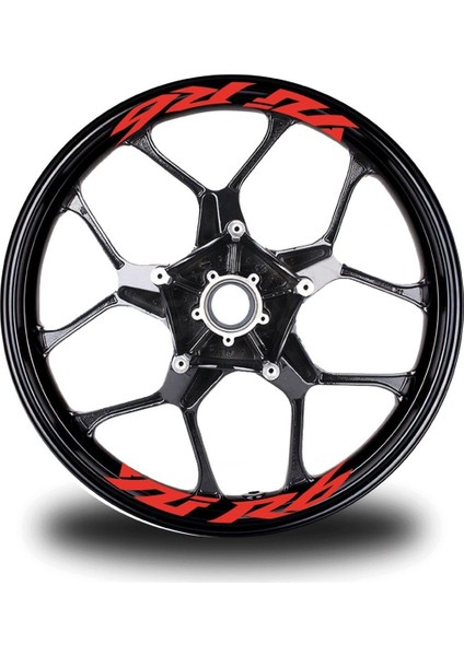 Yzf R6 Yazılı 8li Jant Içi Yazı Sticker Etiket modelleri
